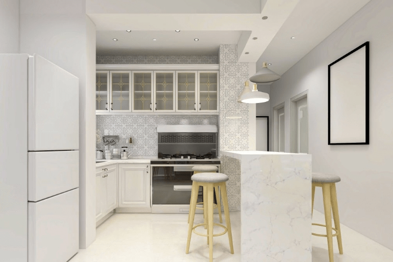 Luxurious White Kitchen Design